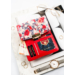 Dámska ekologická peňaženka PTN 0015-BKY White-red