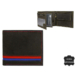 Kožená peňaženka N992-MHD-L Brown-Red-Blue