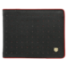 Pánska kožená peňaženka PTN 340.03 Black+red