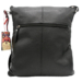 Kožená taška + peňaženka PTN D72-DS Black