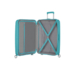 Rozšíriteľný kufor American Tourister Soundbox Spinner 55 TurquoiseTonic