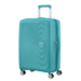 Rozšíriteľný kufor American Tourister Soundbox Spinner 55 TurquoiseTonic