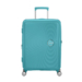 Rozšíriteľný kufor American Tourister Soundbox Spinner 55 TurquoiseTonic
