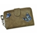 Peňaženka Eslee Camel Leatherette + Genuine Leather