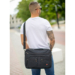 Pánska taška cez rameno AdventureR Black AT501-black