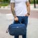 Palubná taška Bontour 40 x 25 x 20 cm veľkosť Ryanair modrá