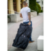 Cestovná taška na kolieskach 70 cm veľkosť XXXL v modrej farbe