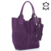 Dámska kabelka z pravej kože S6813 Purple