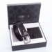 GIULIO darčeková súprava peňaženky a opasku na motorku