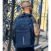  Batoh s držiakom na notebook v modrej farbe 8003-blue