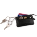 Kožená kľúčenka Roncato čierna R-2908 Black