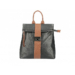 Dámsky batoh z pravej kože S7173 Black+Brown