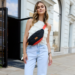Priestranný dámsky balík Fanny Pack Módna farba